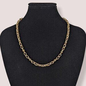 Vintage Bowtie Link Chain Necklace